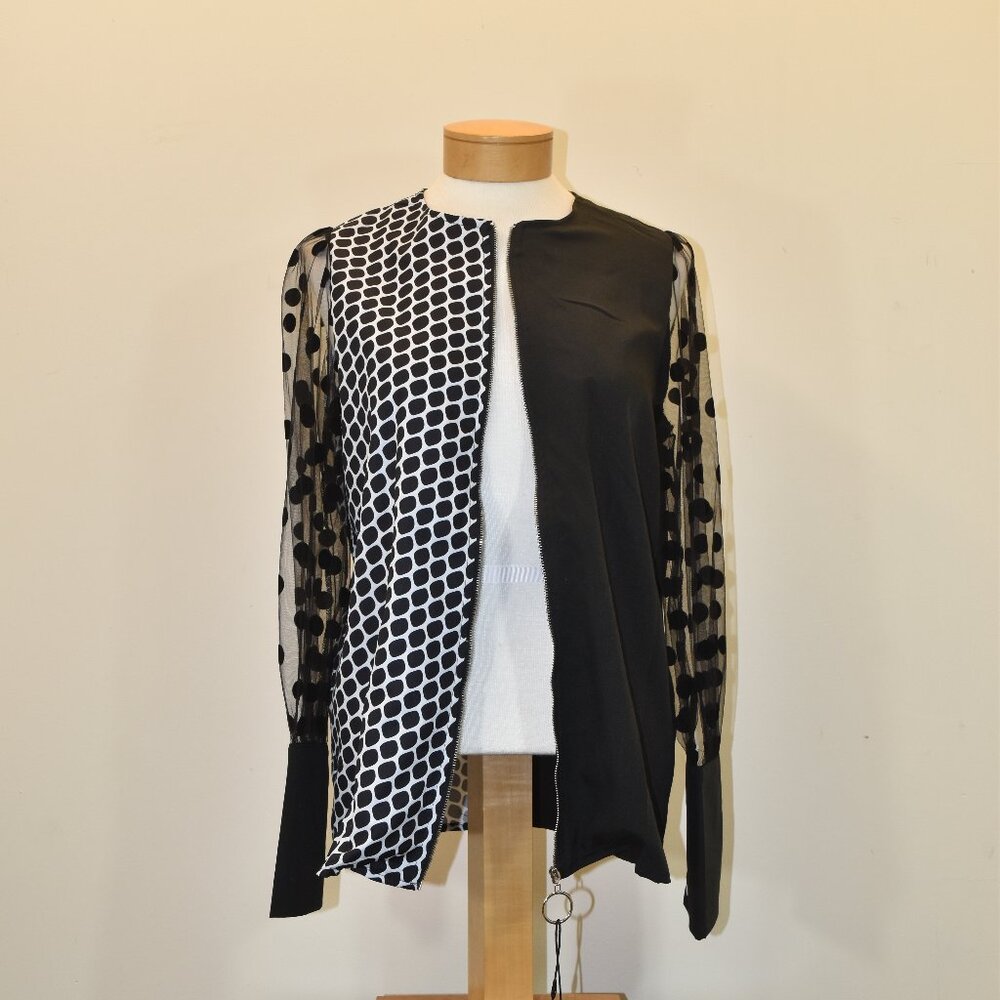 FHQ Collection Black and White Blouse